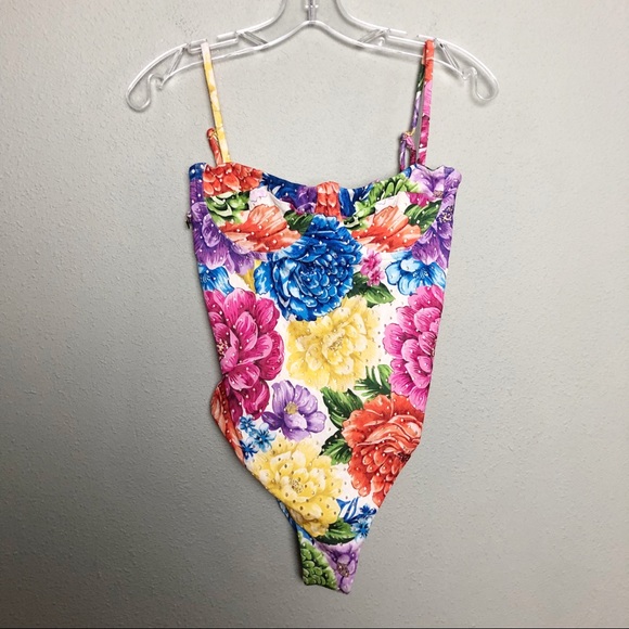 Farm Rio Chita Swimsuit One Piece Floral Size Large - Picture 5 of 11